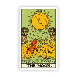 The Moon Tarot Card Sticker