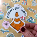 Load image into Gallery viewer, Michigan State Flower Sticker - Michigan Sticker
