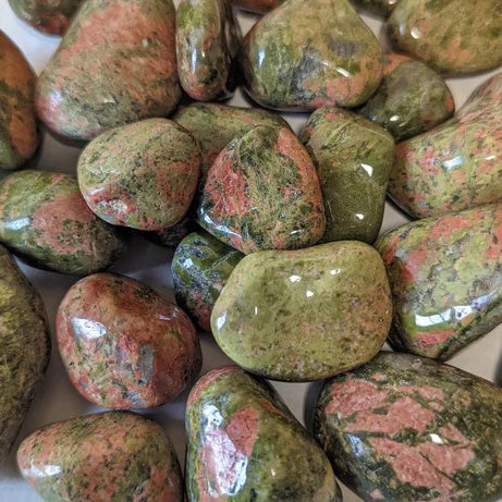 Tumbled Unakite Stones