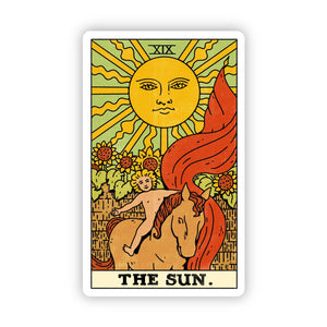 The Sun Tarot Card Sticker