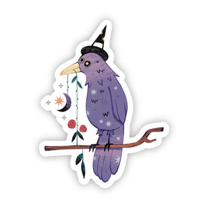 Raven witch sticker