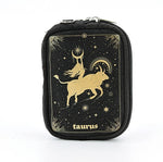Load image into Gallery viewer, Canvas Wristlet in Zodiac Sign Taurus
