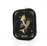 Load image into Gallery viewer, Canvas Wristlet in Zodiac Sign Pisces
