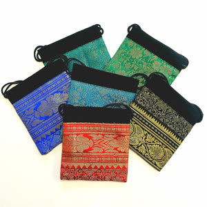 Recycled Sari Fabric Pouch