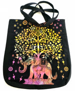 Load image into Gallery viewer, Elephant Under the Tree Tote Bag
