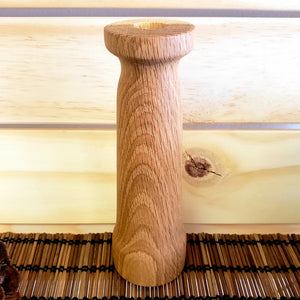 Wooden Candle Stick 6"