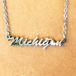 Load image into Gallery viewer, Michigan Cut Charm Necklace
