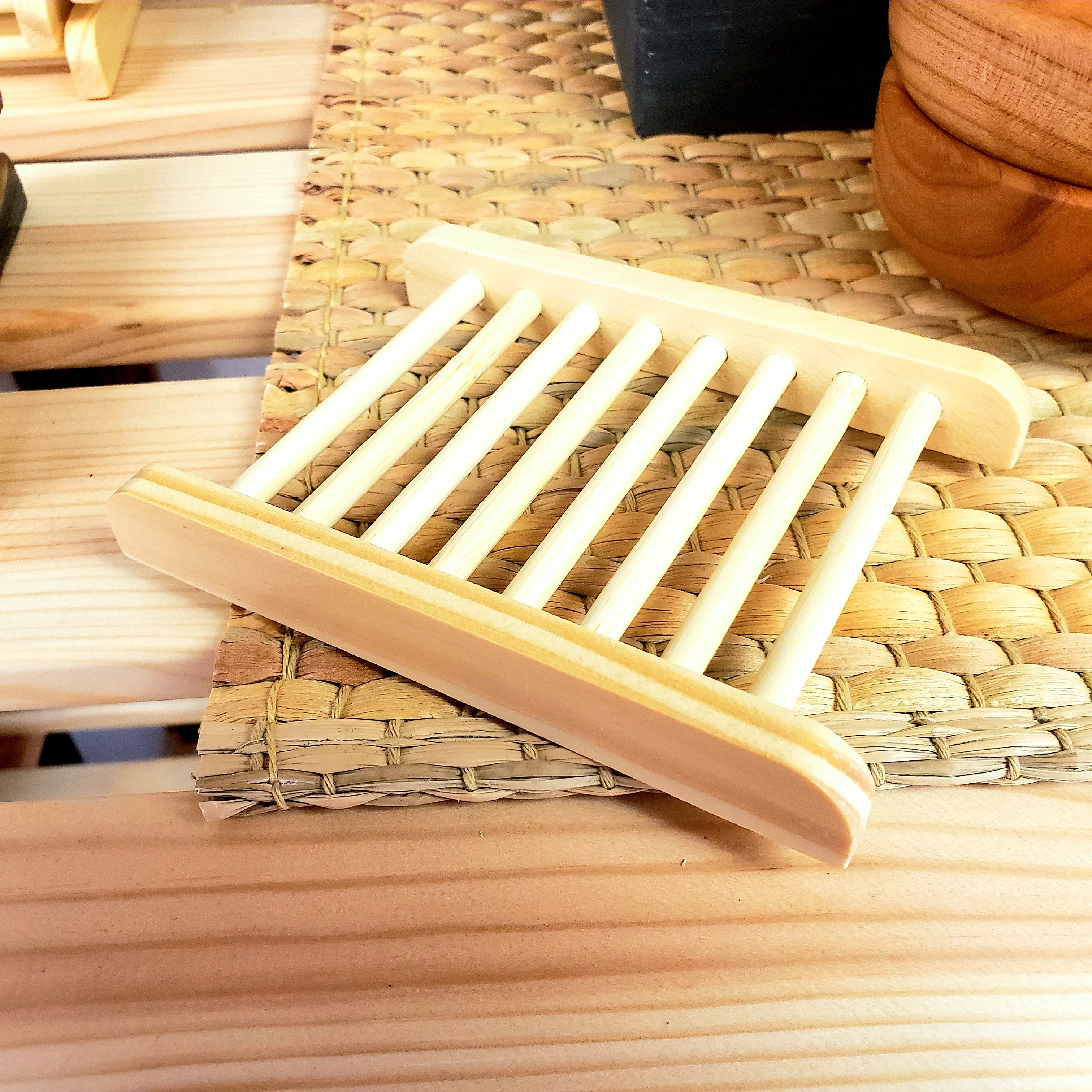 Wooden Bamboo Soap Holder