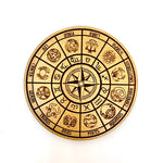 Load image into Gallery viewer, Astrology Wheel Drink Coaster
