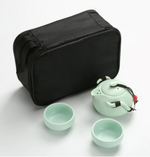 Load image into Gallery viewer, Porcelain Kung Fu Tea Set (3pc Travel)
