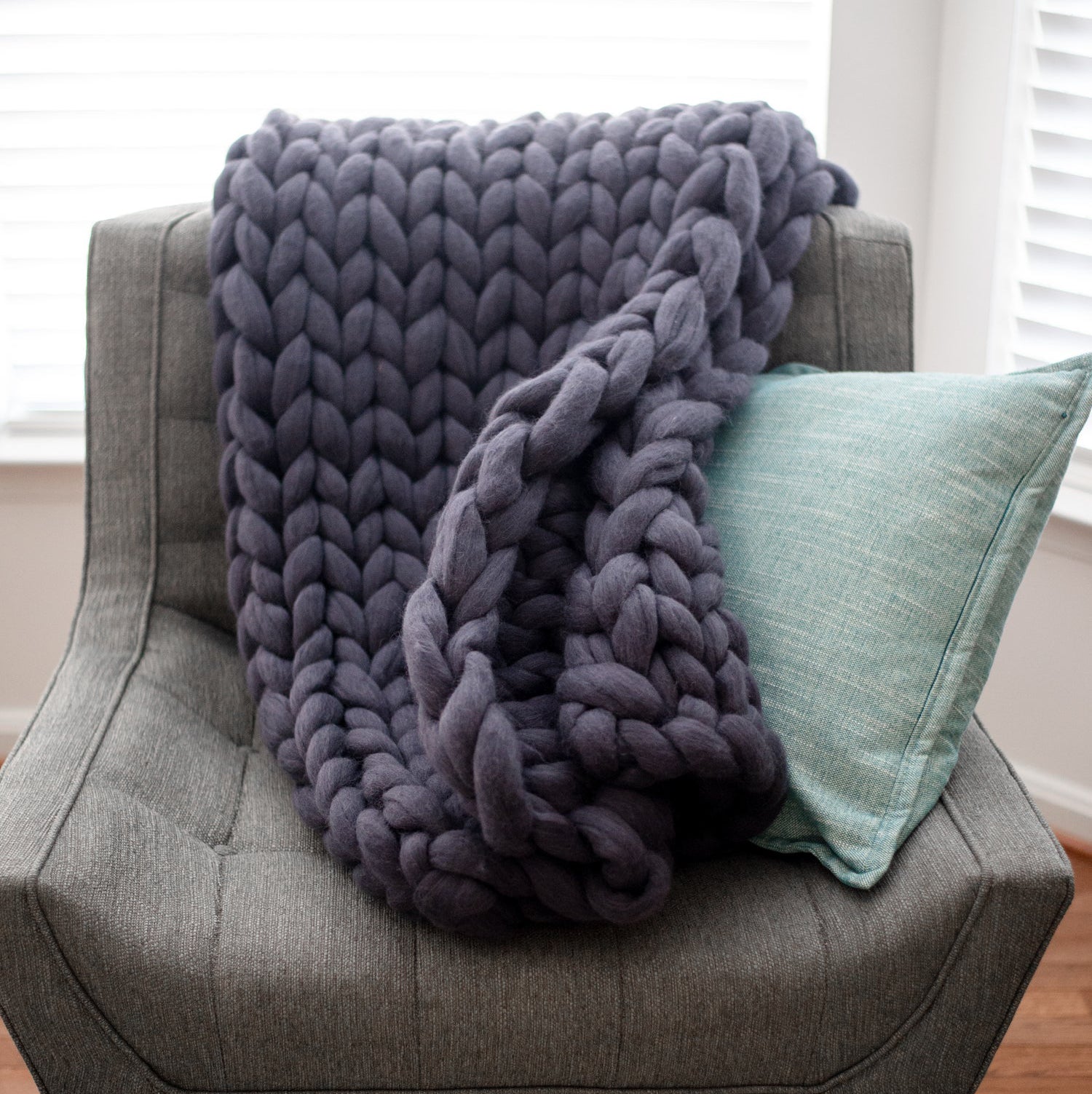 Merino Wool Handmade Blanket