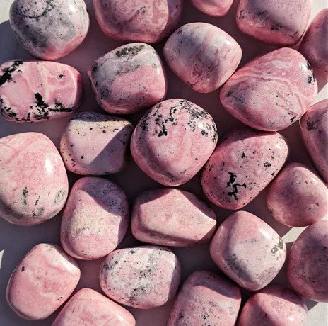 Tumbled Pink Rhodonite Stones
