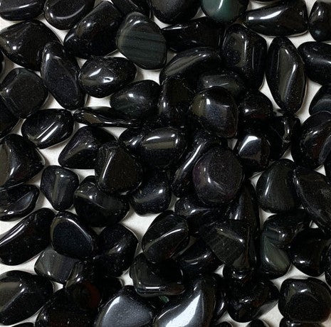 Tumbled Rainbow Obsidian Stones