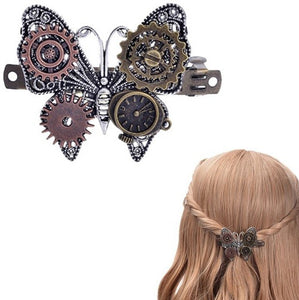 Steampunk Butterfly Hair Pin