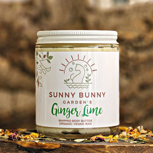 Ginger Lime Whipped Body Butter, Natural, Vegan, Organic